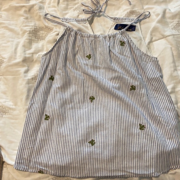 Blue Rain Tops - Francesca’s Cactus Tank Top